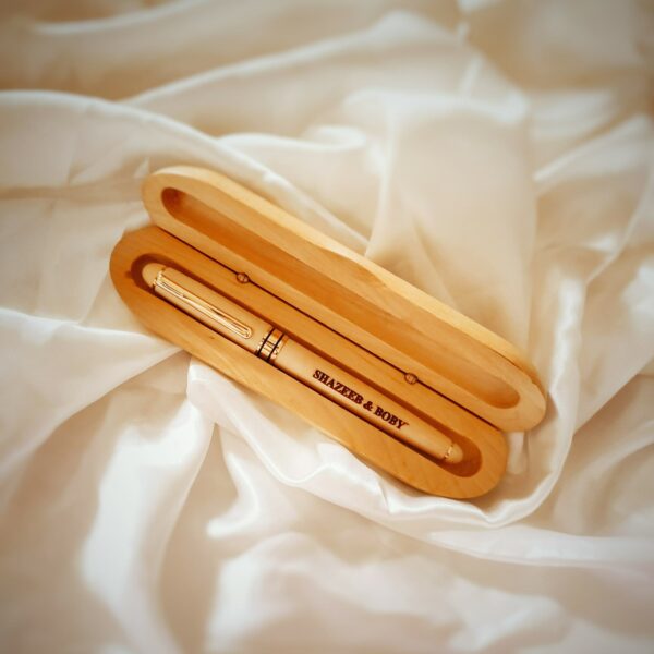 Wooden Pen with Box