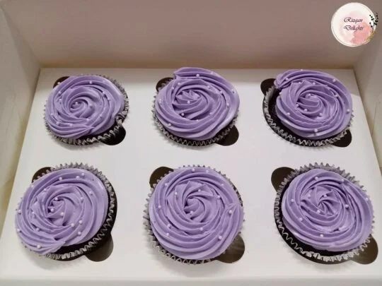 Chocolate Cupcakes Lavender 1