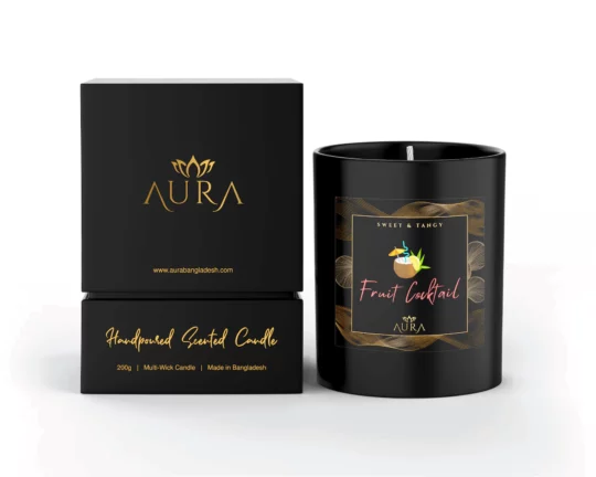 fruit cocktail Candle Jar with